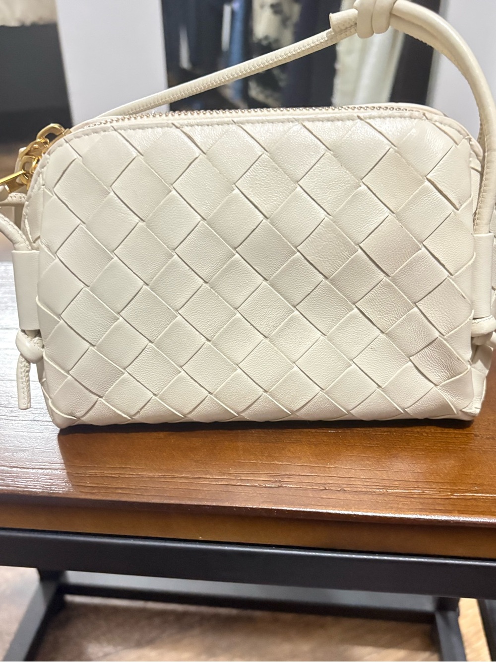 Bottega Intrecciato Nappa Leather Pouch